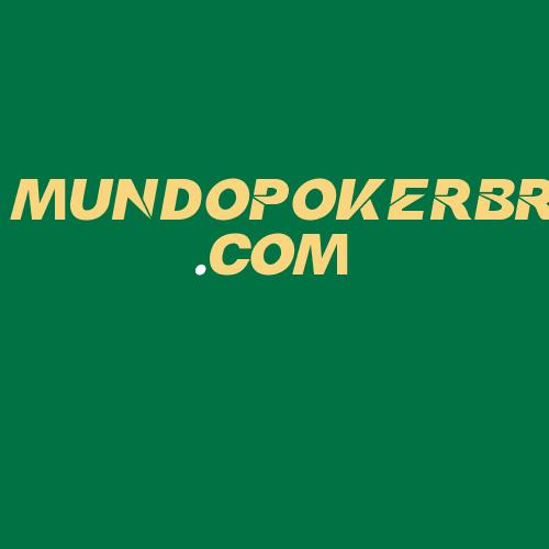 Logo da MUNDOPOKERBR